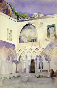 Gårdsplads, Capucine-klosteret, Amalfi af Cass Gilbert