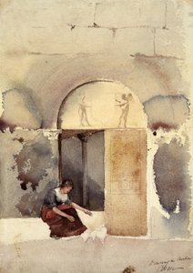 Døråbning i Anla, n.d. af Cass Gilbert