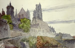 Laon-katedralen, Frankrig, 1913.