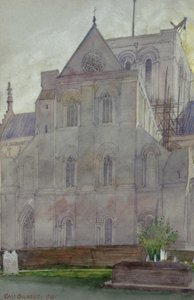 Det nordlige tværskib, Winchester Cathedral, England af Cass Gilbert