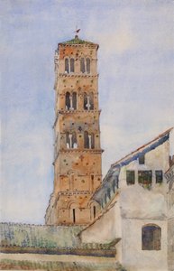 Tower, San Francisco Romano, Rom, 1898. af Cass Gilbert