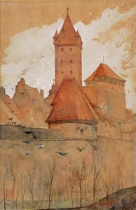 Tårne fra bymuren, Nürnberg af Cass Gilbert