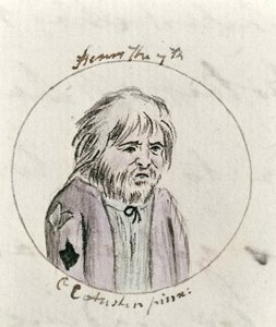 Henrik VII, ca. 1790 (pen & blæk og wc på papir)