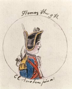 Henry V, ca. 1790 (pen & blæk og wc på papir)