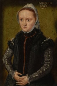 Portræt af en kvinde af Catharina van Hemessen