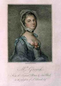 Mrs Garrick, graveret af W.P. Sherlock af Catherine (after) Read