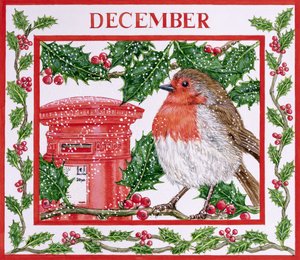 december (wc på papir) af Catherine Bradbury