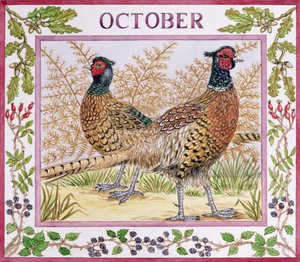 oktober (wc på papir) af Catherine Bradbury