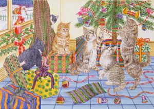 The Cats Christmas (wc på papir) af Catherine Bradbury