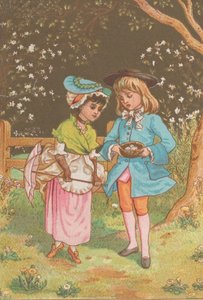 Valentine, ca. 1880. af Catherine Greenaway