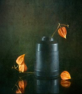 Efterårslygter og vase