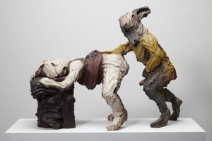 Flopsy, 2009 (Jesmonite, maling)