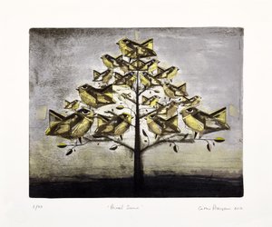 Primal Scene, 2016 (mokulito-litografi med håndkolorering)