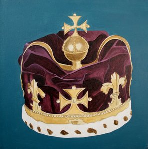 Kronjuveler, 2001 (olie på lærred) af Cathy Lomax