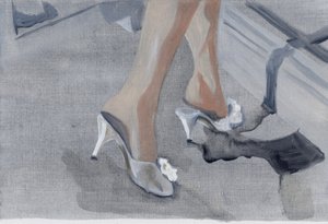 Filmdagbog #47 (23.04.13 She got undressed), 2015 (olie på papir)