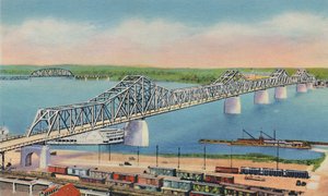Kommunal bro, der forbinder Louisville, Ky, og Jeffersonville, Ind., 1942