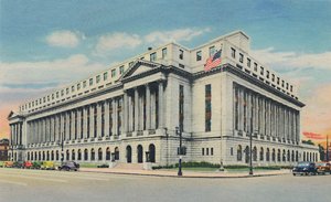 U.S. Post Office, 1942 af Caufield and Shook
