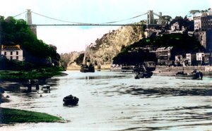 Clifton Suspension Bridge, Bristol, 1926.