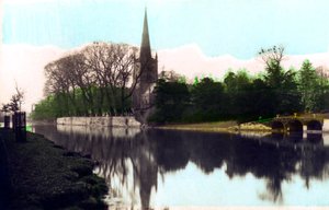 Holy Trinity Church, Stratford-upon-Avon, Warwickshire, 1926. af Cavenders Ltd