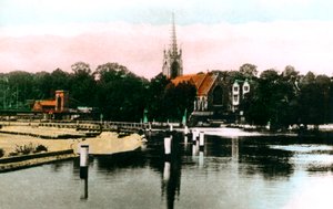 Themsen ved Marlow, Buckinghamshire, 1926.