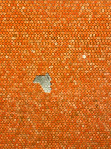 Komposition - mosaik, 2022 (foto) af Cécile Jamet