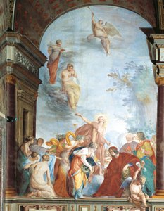 Fresco of Fame og St Anna - Lorenzo de Medicis gerninger, kendt som Magnificent (Firenze