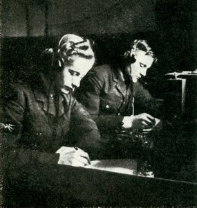 On Signals Duty, c1943. af Cecil Beaton