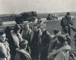 Flyvningen diskuteret, 1941 af Cecil Beaton