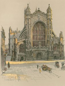 Bath Abbey af Cecil Charles Windsor Aldin