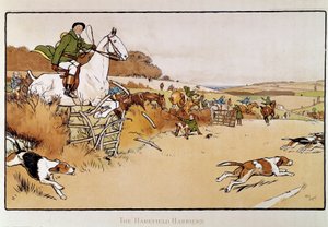 Akvarel af Cecil Aldin (1870-1935) 1800-tallets privatsamling af Cecil Charles Windsor Aldin