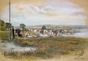 The Albert - Second Stage, 1000 yards, Bisley Camp, 1893 (wc og gouache på papir)