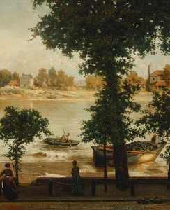 En sommeraften ved Cheyne Walk, 1870-71