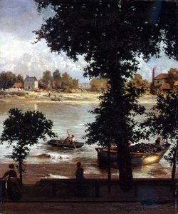 Chelsea Embankment af Cecil Gordon Lawson