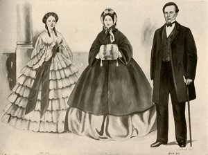 Beklædning fra 1860-1870, 1907, 1937.