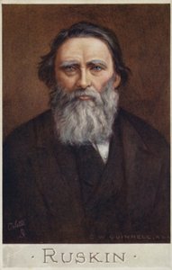 John Ruskin (1819-1900), engelsk forfatter, kunstkritiker, kunstner og socialtænker