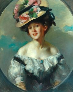Mrs Dods-Withers (olie på lærred) af Cecil William Rae