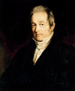 Portræt af John Galt (1779-1839), skotsk forfatter,maleri af Cedric Gray