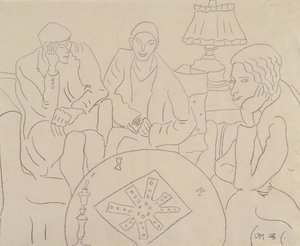 The Game of Ludo af Cedric Morris