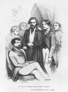De forstod hans mangel på penge, illustration fra 