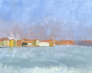 Beyond, 2025 (olie på lærred) af Celia Montague