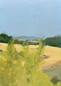 Montagne Noire, Sydvestfrankrig 2012 (Olie på plade) af Celia Montague