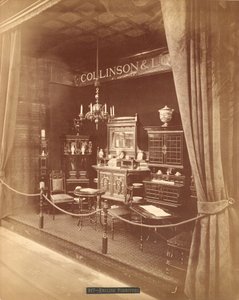 Collinson & Locks møbeludstilling (sølvalbumin-tryk)