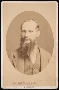 Portræt af Sir William Thomson, 1. Baron Kelvin 1824-1907, 1876. af Centennial Photographic Company