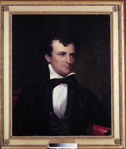 John Howard Payne olie på lærred af Cephas Giovanni Thompson