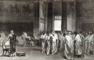 Appius Claudius overtalte senatet til at afvise Pyrrhus