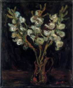 Blå gladioler af Chaim Soutine
