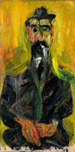 Manden i hatten, ca 1919. af Chaim Soutine
