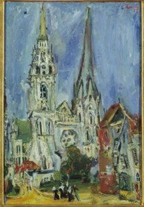 Chartres katedral af Chaim Soutine