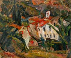 Landskab i Céret af Chaim Soutine