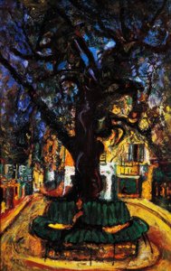 Lille bytorv i Vence, 1929, af Chaim Soutine